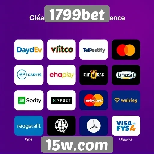 Diversidade de métodos de pagamento no 1799bet