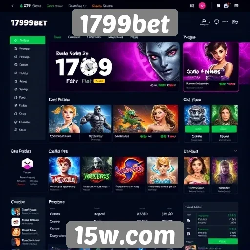Análise da interface do usuário do site 1799bet